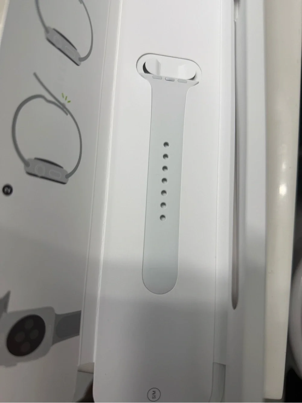 Apple Watch Series 3- Silver Case with White Band NWT